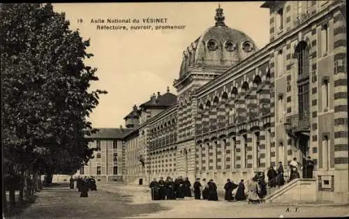 Ak Le Vésinet Yvelines, Asile National, Réfectoire, Ouvroir, Promenoir