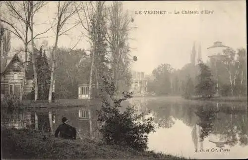 Ak Le Vésinet Yvelines, Le Château d´Eau