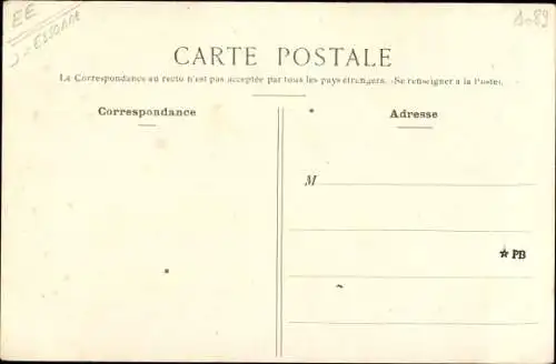 Ak Angerville Essonne, Route de Paris