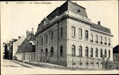 Ak Joigny Yonne, La Caisse d´Épargne