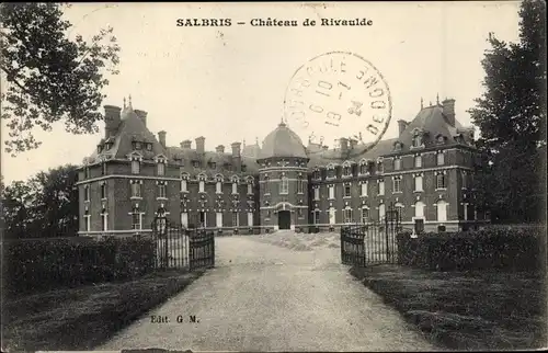 Ak Salbris Loir et Cher, Château de Rivaulde