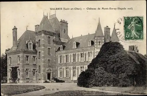 Ak Salbris Loir et Cher, Château de Mont-Evray