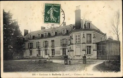 Ak Salbris Loir et Cher, Château de l´Ecluze