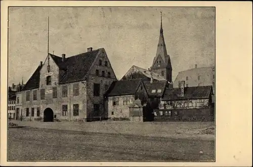 Ak Flensburg in Schleswig Holstein, Hafenamt