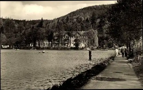 Ak Georgenthal in Thüringen, Kurhaus am Hammerteich