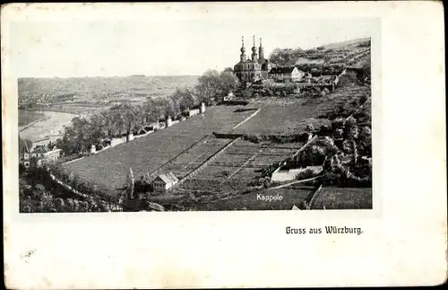 Ak Würzburg am Main Unterfranken, Käppele