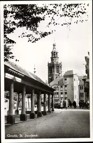 Ak Gouda Südholland Niederlande, St. Janskerk