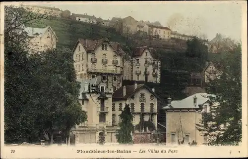 Ak Plombières les Bains Lothringen Vosges, Villas du Parc