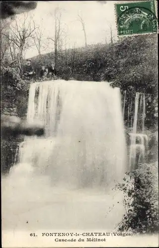 Ak Fontenoy-le-Chateau, Cascade du Mélinot