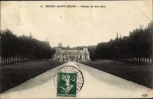 Ak Boissy Saint Leger Val de Marne, Château du Gros Bois