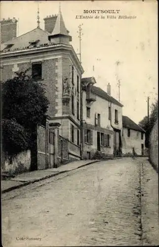 Ak Montsoult Val-d’Oise, L'Entree de la Villa Bethanie