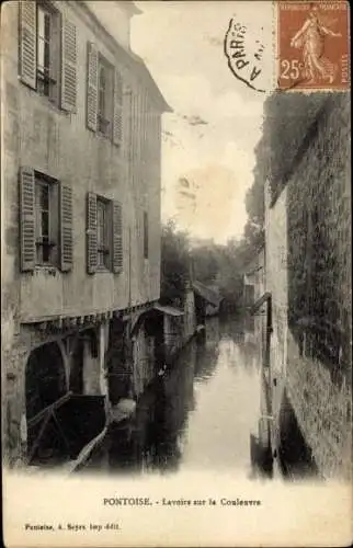 Ak Pontoise Val d'Oise, Lavoirs sur la Coulenvre