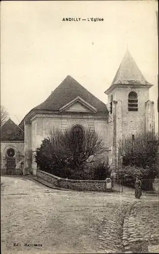 Ak Andilly Val d'Oise, L'Eglise