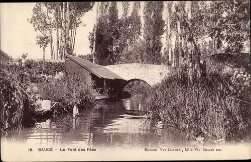 Ak Baugé Maine et Loire, Pont des Fées