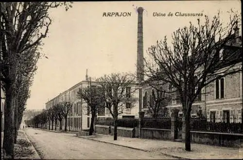 Ak Arpajon Essonne, Usine de Chaussures