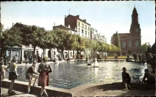 Ak Bois Colombes Hauts de Seine, Place de la République