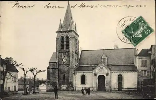 Ak Chatenay Hauts-de-Seine, L´Église