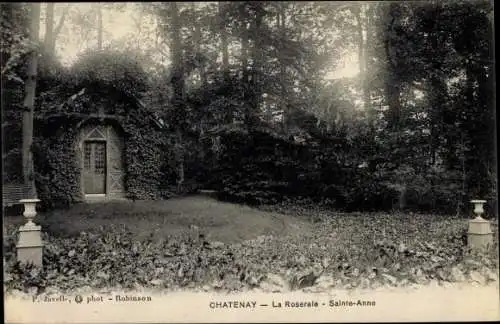 Ak Châtenay Hauts de Seine, La Roseraie, Sainte Anne