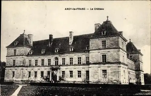 Ak Ancy le Franc Yonne, Le Château