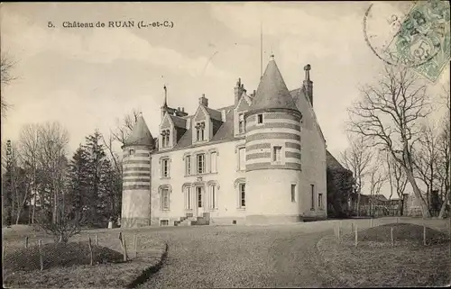 Ak Ruan-sur-Egvonne Loir-et-Cher, Le Château