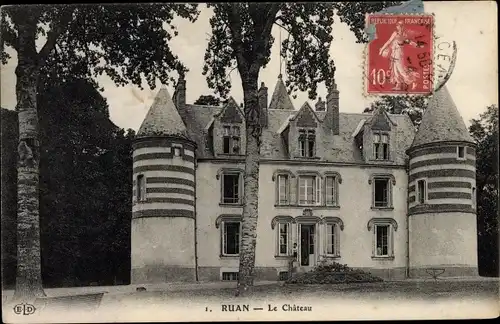 Ak Ruan-sur-Egvonne Loir-et-Cher, Le Château