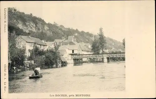 Ak Les Roches Loir et Cher, Le Pont