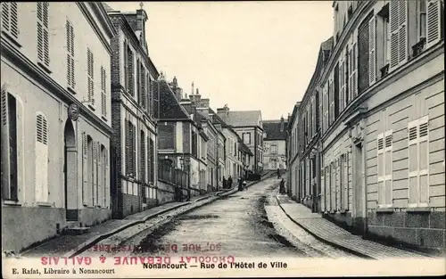 Ak Nonancourt Eure, Rue de l'Hotel de Ville