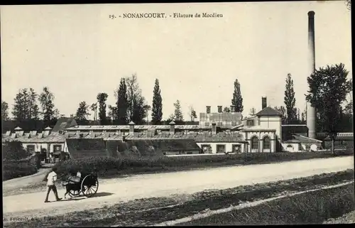 Ak Nonancourt Eure, Filature de Mocdieu