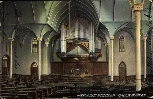 Ak Penn Yan New York, First Presbyterian Church, Interior