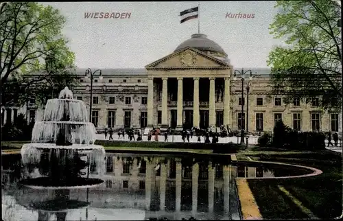 Ak Wiesbaden in Hessen, Kurhaus