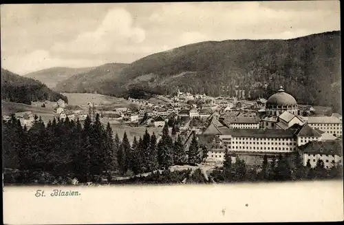 Ak Sankt Blasien im Schwarzwald, Gesamtansicht