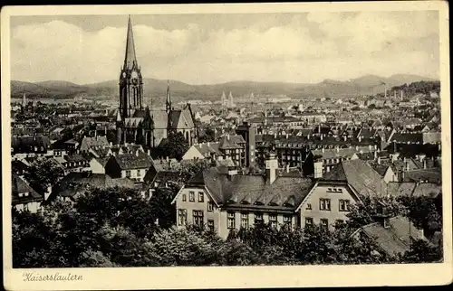 Ak Kaiserslautern in Rheinland Pfalz, Stadtübersicht, Kirche