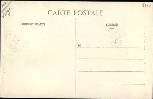 Ak Frébécourt Vosges, Château de Bourlémont