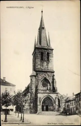 Ak Rambervillers Vosges, l´Église