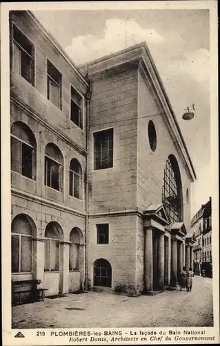 Ak Plombières les Bains Lothringen Vosges, Le Bain National