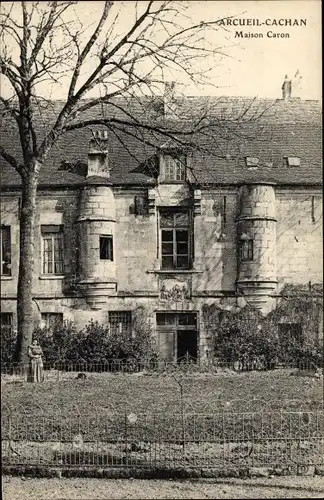 Ak Arcueil Cachan Val de Marne, Maison Caron
