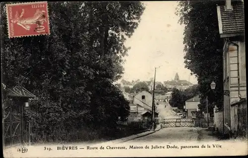 Ak Boissy la Rivière Essonne, Route de Chevreuse, Maison de Juliette Dodu