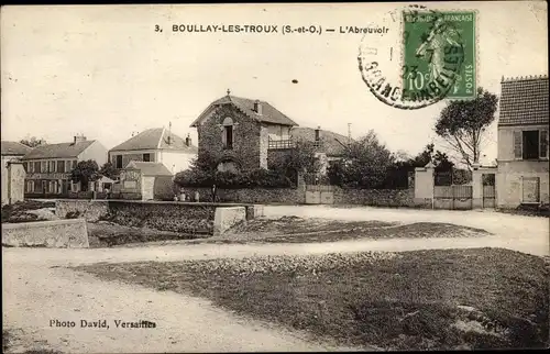 Ak Boullay les Troux Essonne, L´Abreuvoir