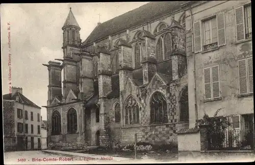 Ak Brie Comte Robert Seine et Marne, L´Église