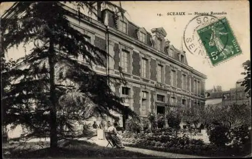 Ak Sceaux Hauts de Seine, Hospice Renaudin