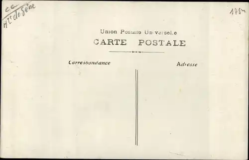 Ak Rueil Hauts-de-Seine, Inondé en 1910, Avenue du Chemin de Fer