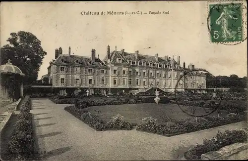 Ak Menars Loir et Cher, Château de Ménars