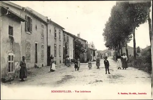 Ak Sommerviller Meurthe-et-Moselle, Vue Intérieure