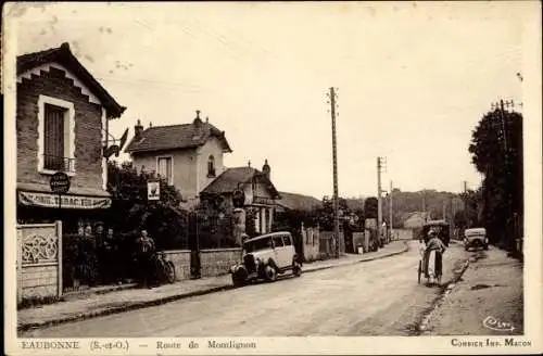 Ak Eaubonne Val d’Oise, Rue de Montlignon