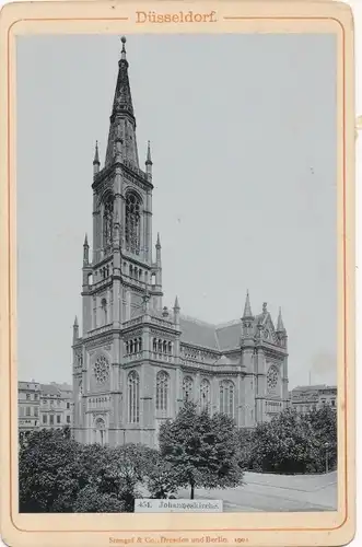 Kabinett Foto Düsseldorf am Rhein, Johanneskirche