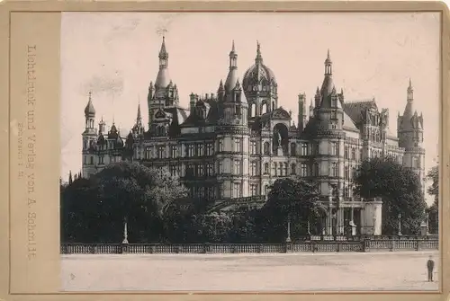 Kabinett Foto Schwerin, Schweriner Schloss