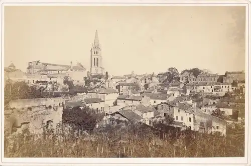 Kabinett Foto Saint Emilion Gironde, Vue générale