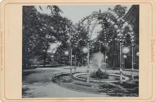 Kabinett Foto Düsseldorf am Rhein, Tonhalle, Garten