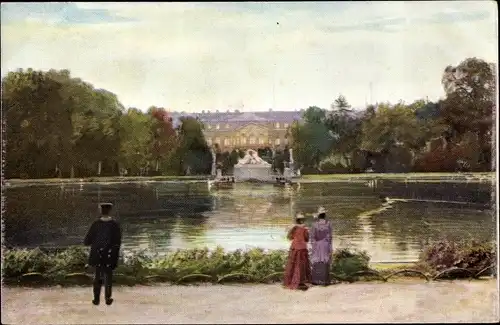Ak Stuttgart am Neckar, Anlagensee