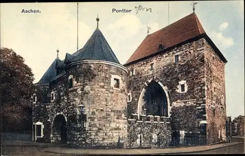 Ak Aachen in Nordrhein Westfalen, Ponttor